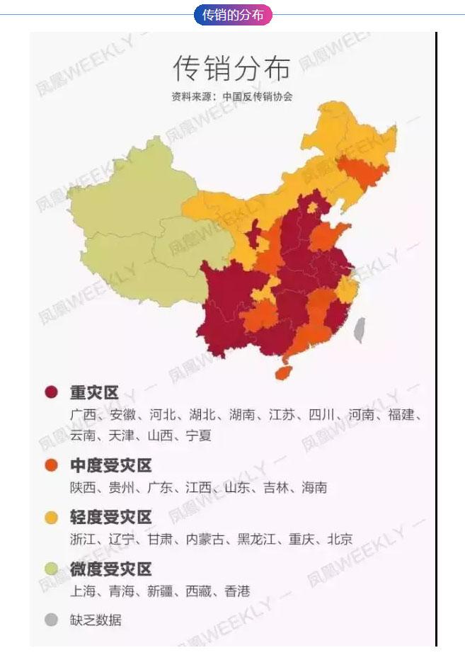 中国传销分布图图片